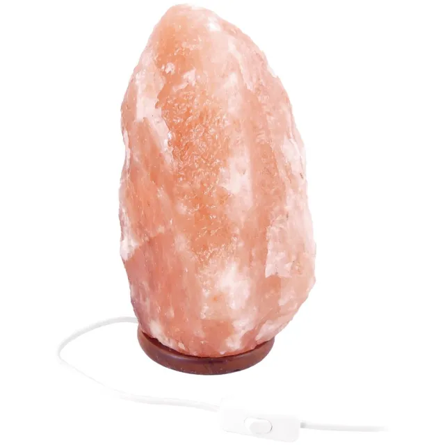 Himalayazout Zoutlamp Groot 12 tot 15kg - Himalayazout / Zoutsteen (Haliet) - ca. 34x21cm Roze