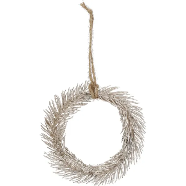 springos Kersthanger | Kerstkrans | Kerst Decoratie | 10 cm Bruin