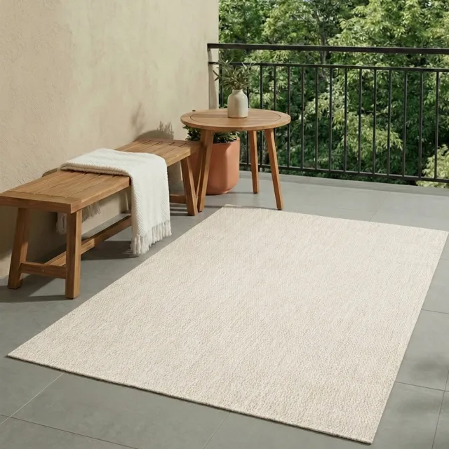 NATURL. Buitenkleed - Costa Zand | Zomerse budgettopper! - 80x150cm Crème