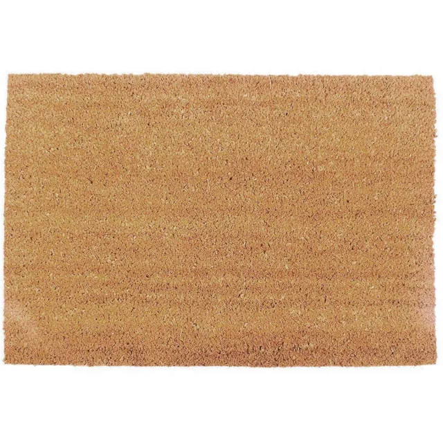 EDM Praktische Deurmat van Bruin Kokos Vezel 40x60 cm