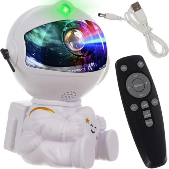 IZOXIS LED Star Projector - Astronaut Design - Sterrenhemel Projector met Afstandsbediening Wit