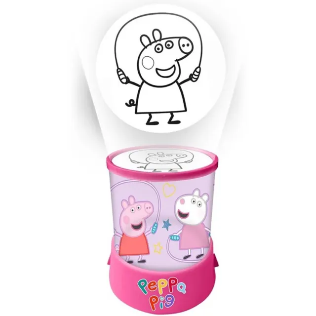Peppa Pig 2-in-1 projector, lamp, nachtlampje Roze