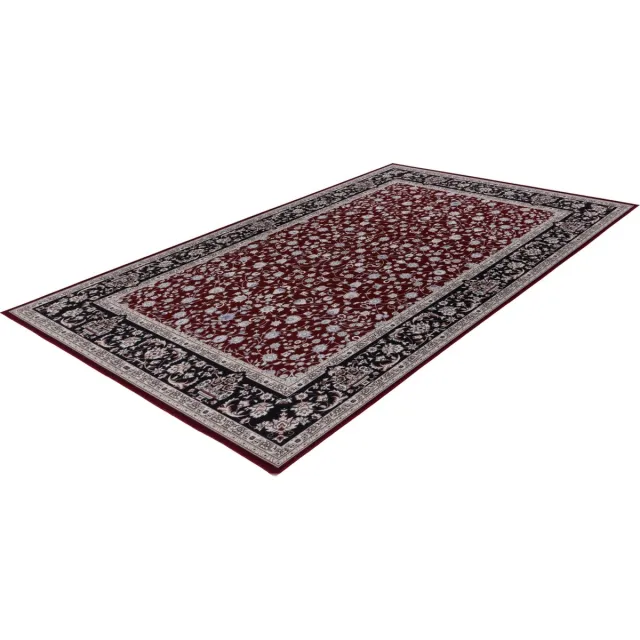 Lalee Dunya klassieke vloerkleed digitaal geprint karpet perziche motief laagpolige tapijt antislip rug wasbaar 160x230 cm rood rood - multi