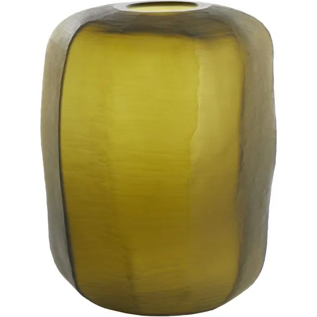 Light & Living Vaas PACENGO - Ø33x42cm - Geel