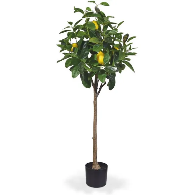maxifleur Kunstplanten Citroen kunstboom op stam 120cm Groen