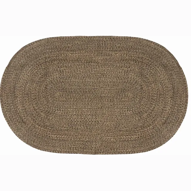 vidaXL Vloerkleden - Zwart - 205 - x - 305 - cm - Jute