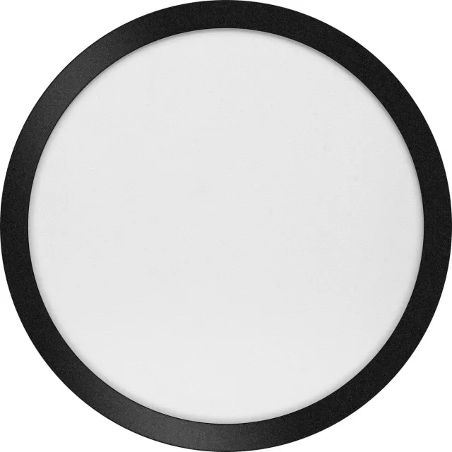 ETH - expo trading ETH Anne LED plafonnière 4 settings zwart 40x2.7cm 24W IP44 Rond