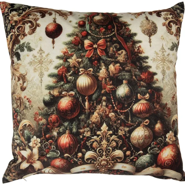 Clayre & Eef Sierkussen Beige Synthetisch Kerstboom