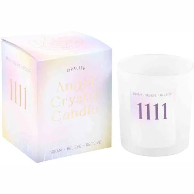 Something Different 1111 Angel Number Crystal Chip Geurkaars - Multicolours
