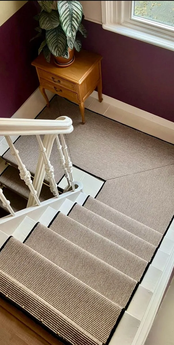 Matsu Traploper, Keukenloper - Sisallook - vlak geweven - anti-slip rug- 50cm breed, per meter af te nemen. In te korten met schaar. naturel
