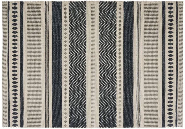 Atmosphera Créateur d'intérieur® Bedrukt tapijt ALBAN noir