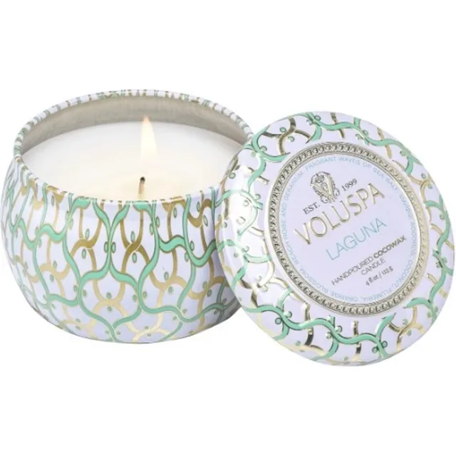 Voluspa Geurkaars Maison Blanc Laguna Mini Tin Candle 113gr Multi