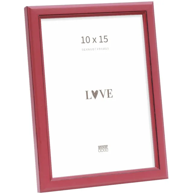 Deknudt Frames fotolijst S236F4 - rood landelijk hout - foto: 10x15 cm