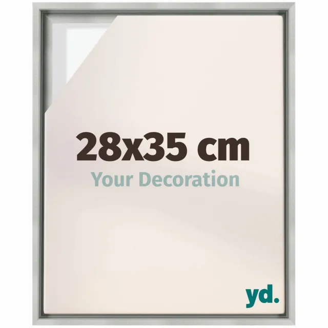 yd. yd, Baklijst 28x35 cm Zilver Mat - Lijst voor Canvasdoek - MDF Lyon