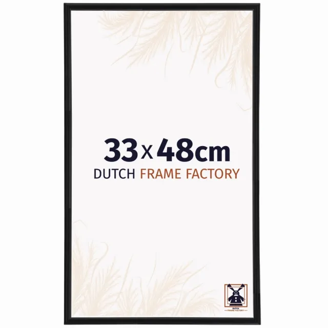 Dutch Frame Factory Fotolijst 33x48 cm - Kunststof - Zwart Mat - Angers