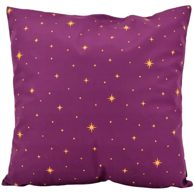 NOVÉE Sierkussen Midnight Stars | 45x45 cm | Katoen/Polyester Aubergine