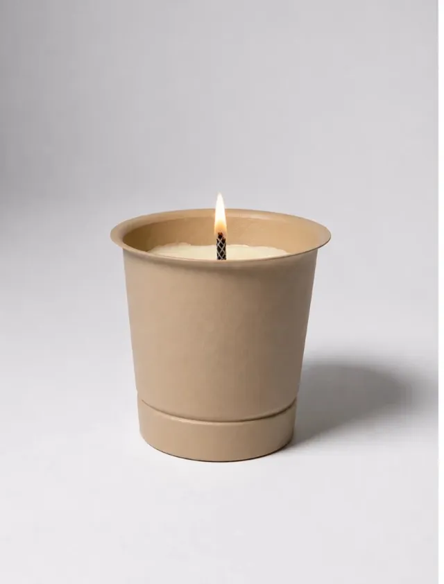 Mon Dada Corse refill outdoor kaars voor small desert - neutraal Bruin