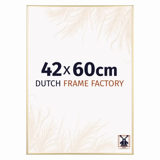 Dutch Frame Factory Fotolijst 42x60 cm - Aluminium - Goud - Kampen