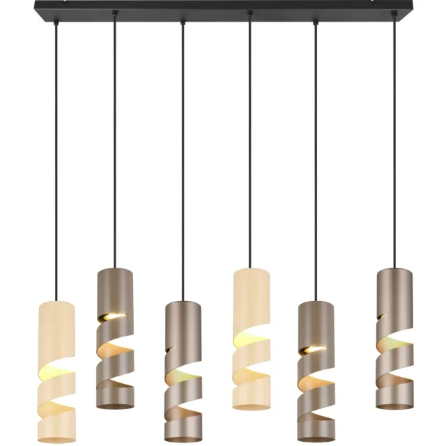 Trio STREAM - Hanglamp - Multicolour - excl. 6x GU10 4,9 W