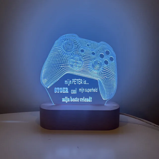 Stars 4 you LED lamp liefste PETER | game controller | STRIK | liefste peter | peter vragen | peter worden | peetoom vragen | peettante worden | cadeau | geschenkdoos | giftbox | ellerliefste peter