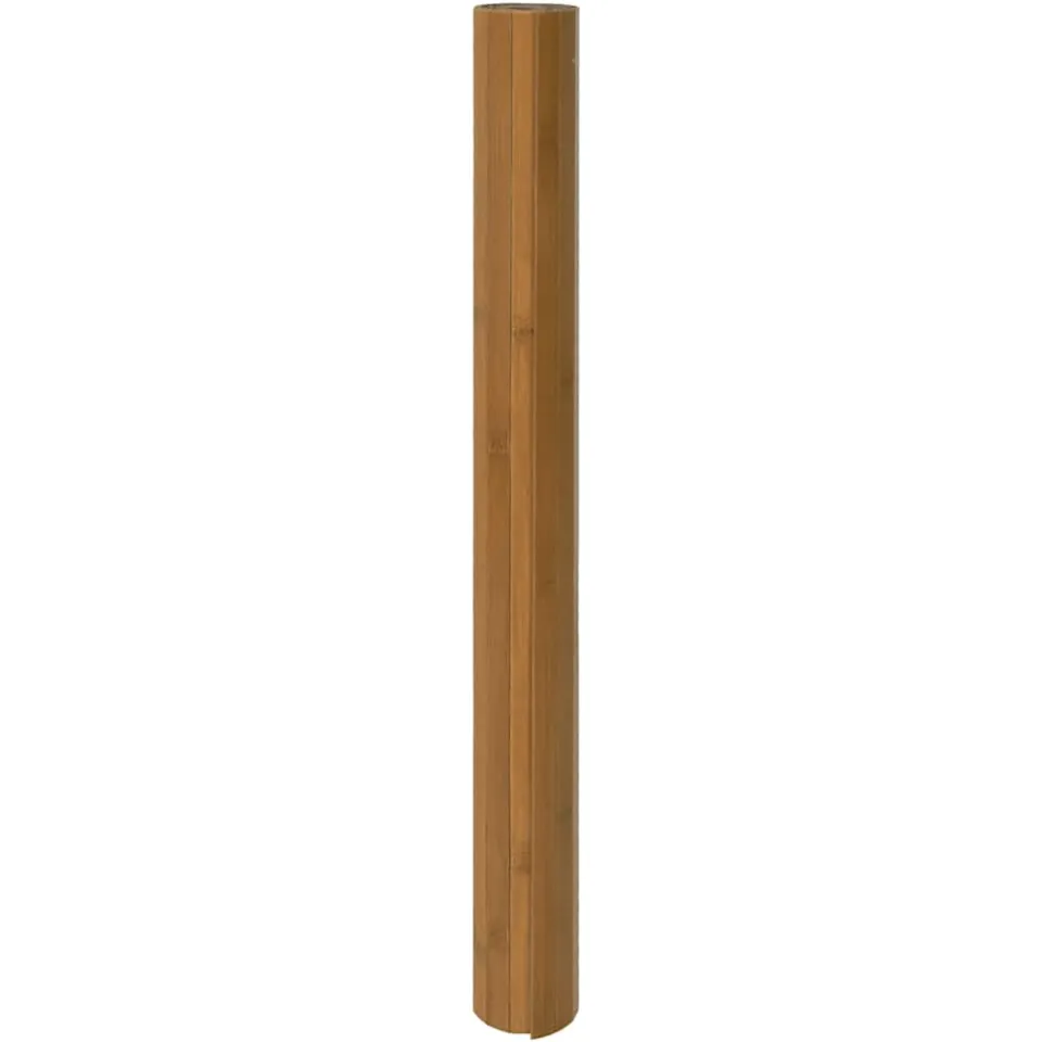 vidaXL Vloerkleed rechthoekig 100x300 cm bamboe bruin