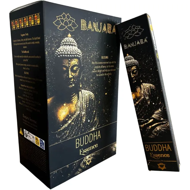 Banjara wierook - buddha essentie - wierook - geurstokjes - doos 12 stuks