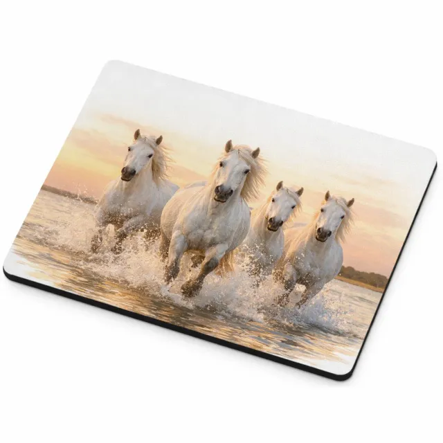 Mr Cadeautjes MDF magnetische fotolijst 9 x 7 - design Een dynamische natuurscène met een enkele centrale hoofdfigu | cadeau Wit