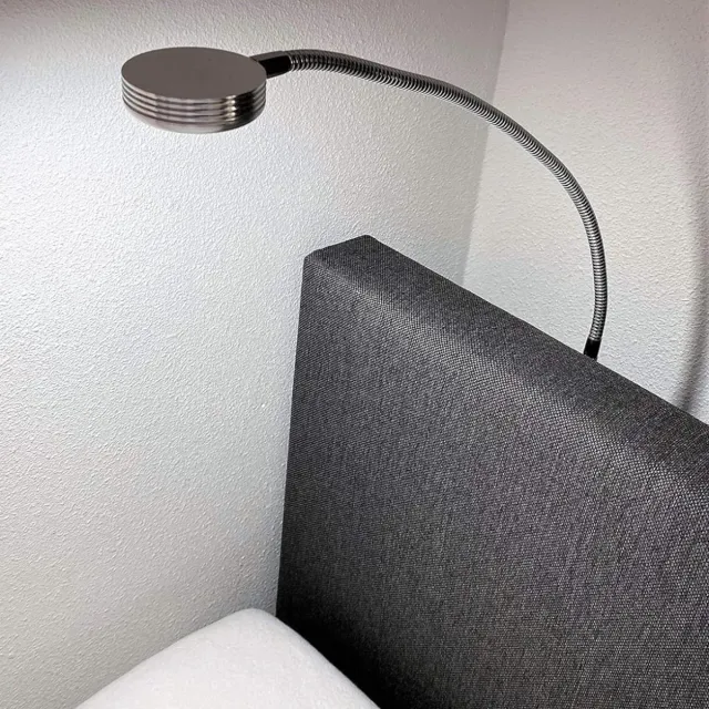 Thuys Bedlampjes Hoofdbord – Leeslampjes – Bedlamp Slaapkamer Volwassenen – Zilver