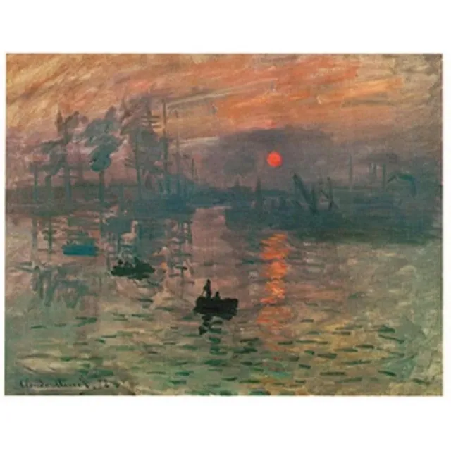 PGM Kunstdruk Claude Monet - Impression, Sonnenaufgang 71x56cm Divers