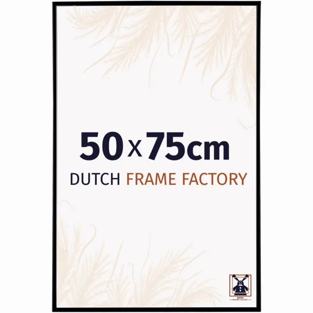 Dutch Frame Factory Fotolijst 50x75 cm - Kunststof - Zwart Mat - Easy