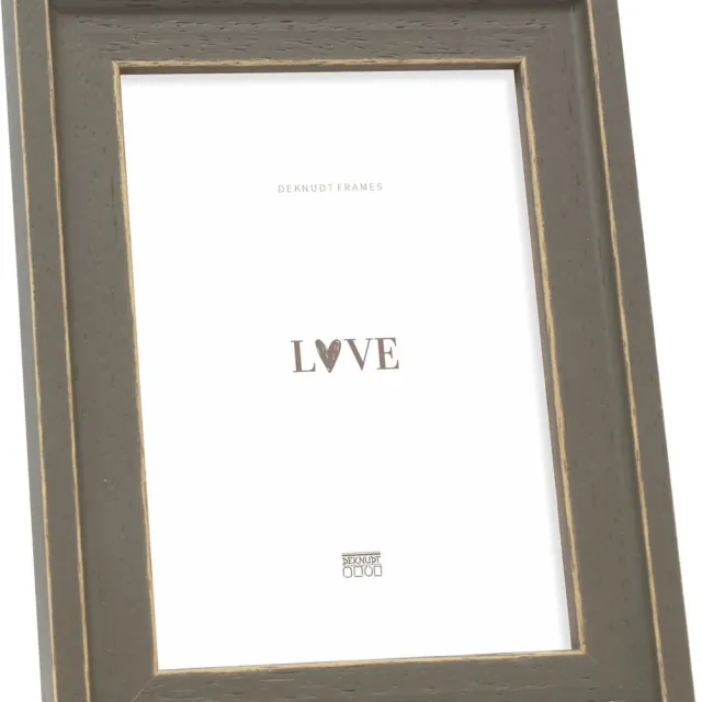 Deknudt Frames fotolijst S45ES7 - bruin handgeschilderd - foto 9x13 cm