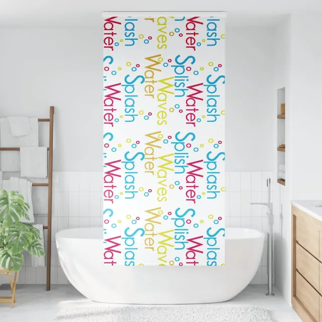 vidaXL Doucherolgordijn met cassette 100x240 cm stofbreedte 96 cm Meerkleurig