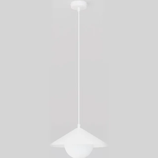 Emibig MONO 1S WHITE OPAL - Moderne hanglamp voor elke ruimte Wit