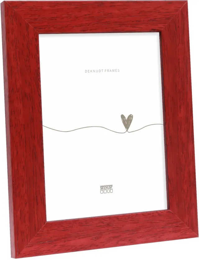 Deknudt Frames fotolijst S226K4 - rood - hout - breed - 15x20 cm