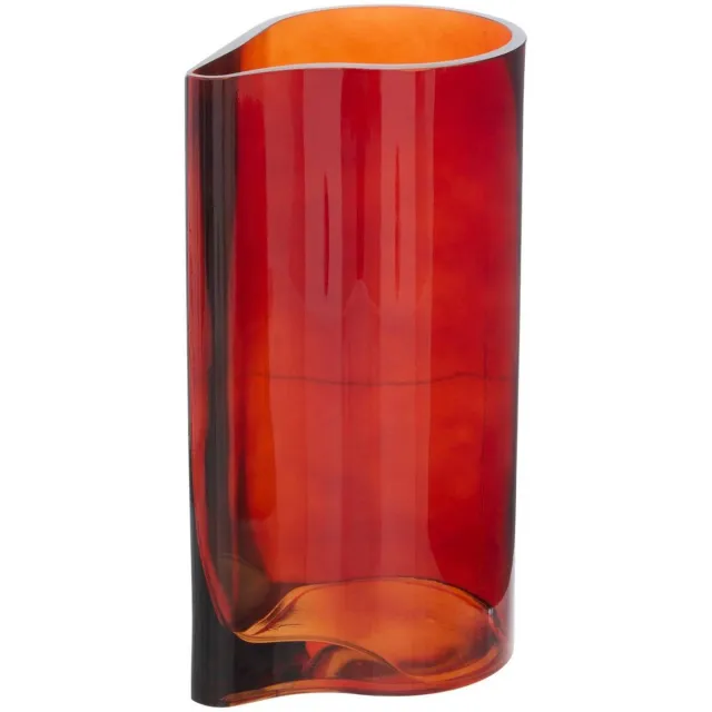 Atmosphera Créateur d'intérieur® Fiva-vaas, 30 cm hoog, rood Ambre
