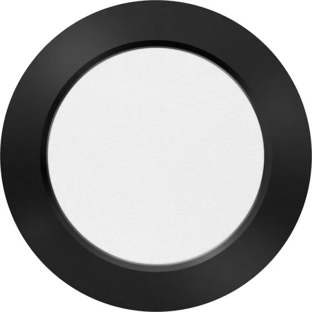 Expo Trading ETH Ruby Led plaf rond 3 step dimm. 2800k 8w IP44 zwart 16.5x1.8cm + mem. Ra90 + inbouw