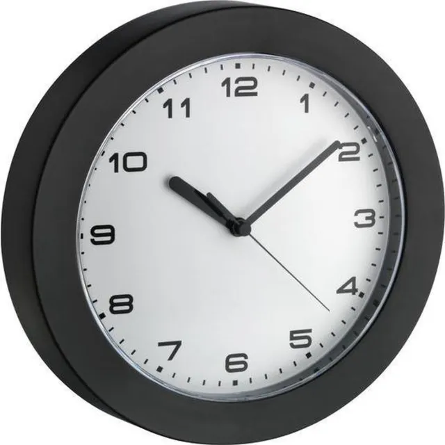 TFA Dostmann TFA Black Ring 22.8 cm klok Zwart