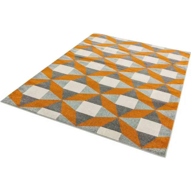 easy living colt-fan-rust Vloerkleed - 200x290 - Rechthoek - Laagpolig Tapijt - Modern - Bruin, Grijs