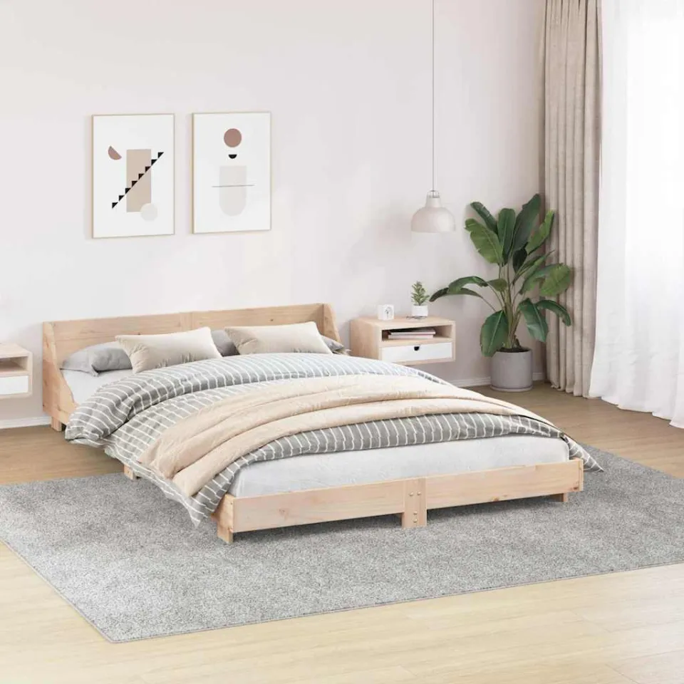 vidaXL Antislip Shaggy Tapijt Grijs 240 x 340 cm PP, foto 3