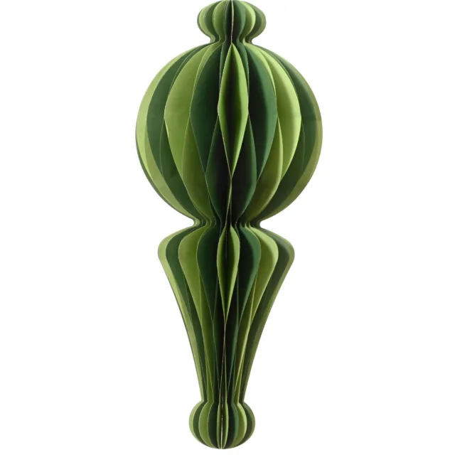 Decoris hangornament papier (25x60 cm) Groen