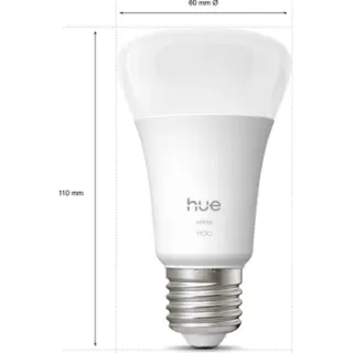 Philips Hue Slimme Ledlamp White - A60 - 1100lm - E27 - 9.5w Wit