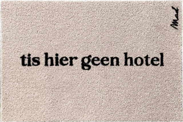 Mad About Mats CASPER - deurmat - schoonloop/scraper - wasbaar - 50x75 beige