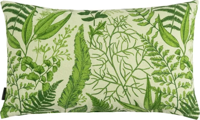 Mars & More Fern Print kussen groen 30x50cm