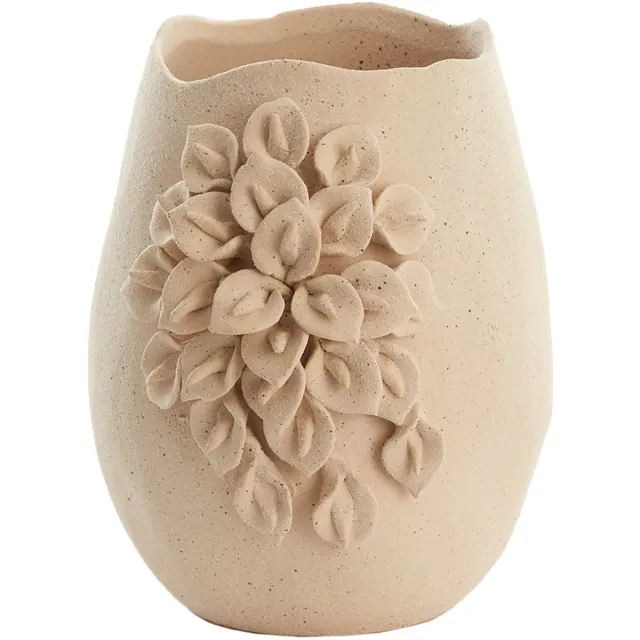 Light & Living Vaas AMIATA - 23x20.5x26cm - Wit