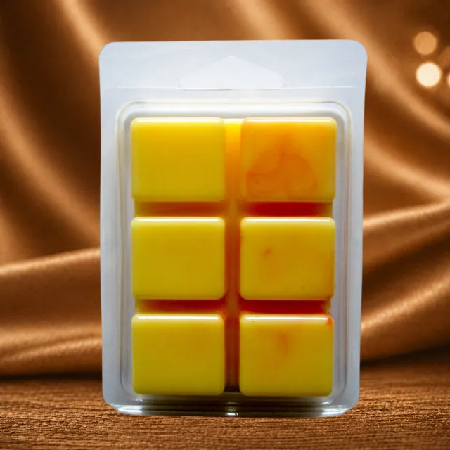 Het Geurhuisje Waxmelt Snapbar: Sun Song (LV) - Handgemaakt - 100% Sojawax - Voor (elektrische) geurbrander - Dierproefvrij Geel/Oranje