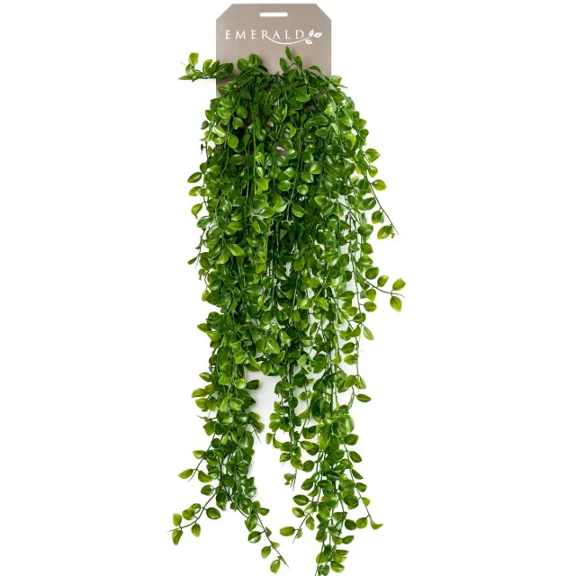 Emerald Kunst Hangplant Ficus Pumila 80cm - Kunstplant voor binnen Groen