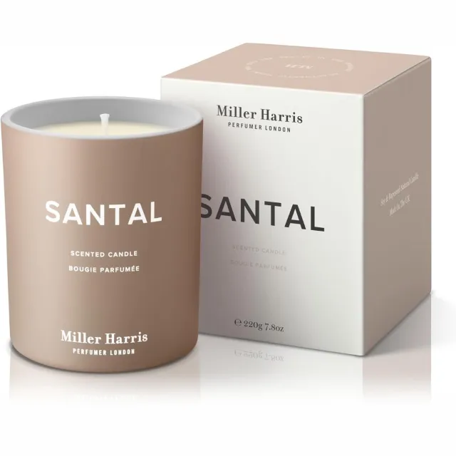 Miller Harris Santal geurkaars voor thuis - 220 g Bruin