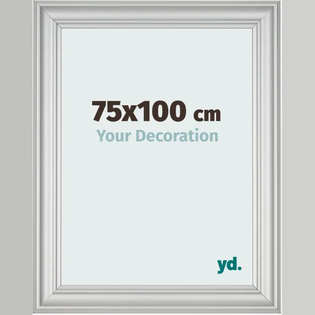 yd. Your Decoration - Fotolijst 75x100 cm - MDF - Zilver Mat - Lazio