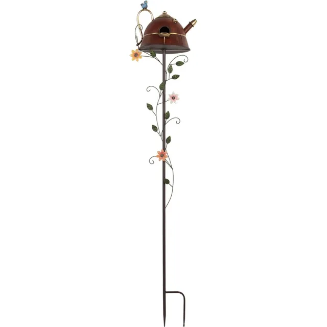 Clayre & Eef Tuinsteker 27x24x147 cm Rood Metaal