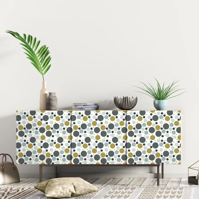Ambiance Sticker Scandinavische meubelsticker akob 40 x 60 cm Multi color